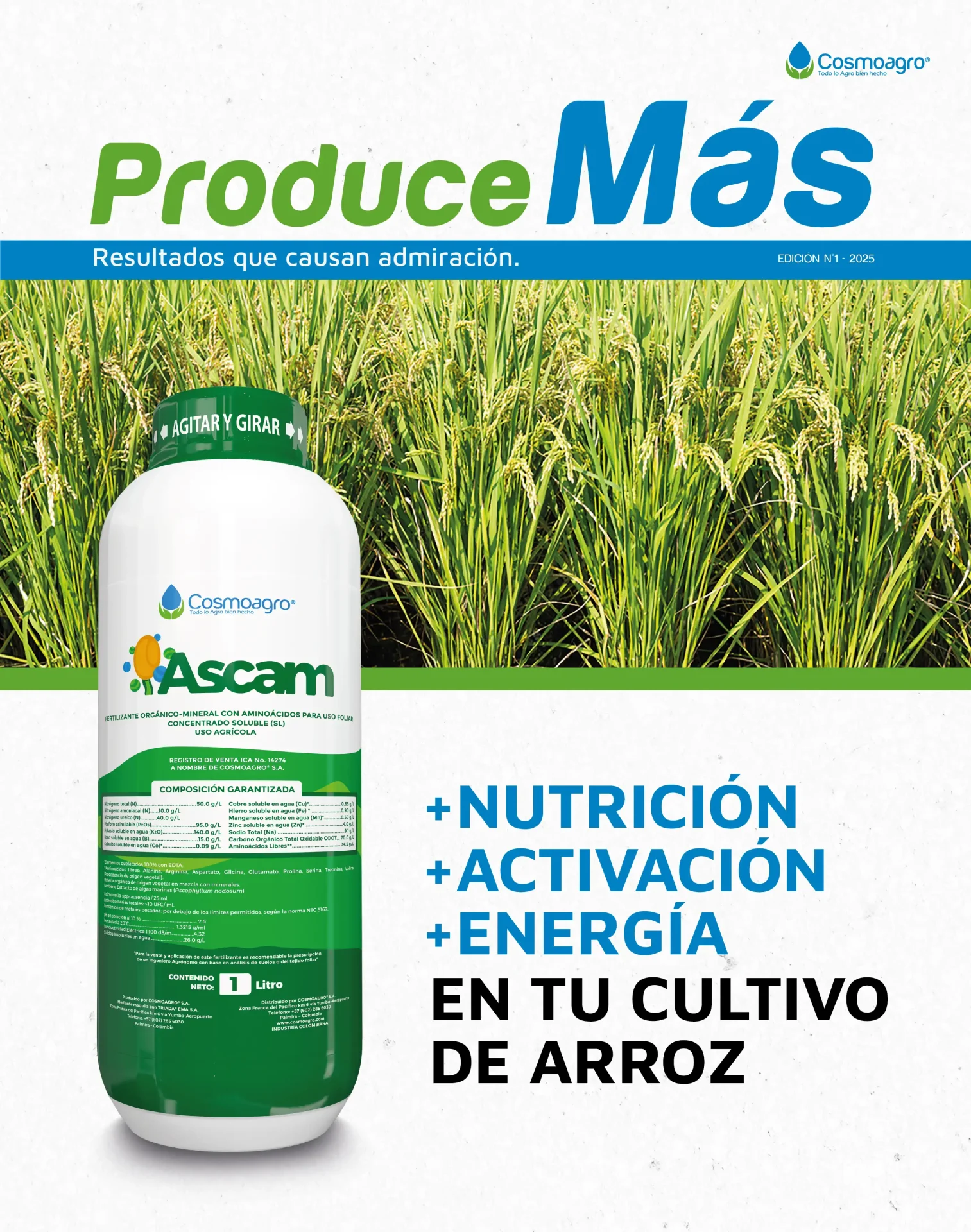 BOLETÍN 1 COSMONEWS COSMOAGRO